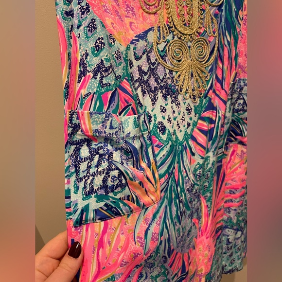 Lilly Pulitzer racerback pineapple shift dress 6 - Picture 8 of 9